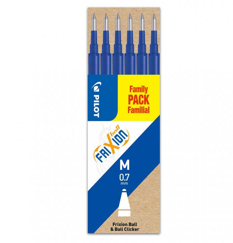 MINA ROLLER 0.7MM ALBASTRA 6/SET FRIXION PILOT MINA ROLLER 0.7MM ALBASTRA 6/SET FRIXION PILOT